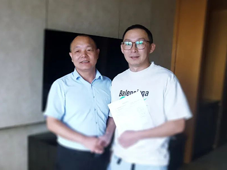 簽約喜訊!南京市客戶訂（dìng）購整套裝修裝（zhuāng）潢垃圾資源化利用成套裝備
