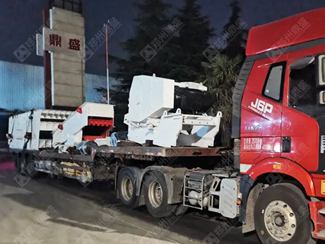 鄭州免费黄色小视频時產150-200噸（dūn）建築垃圾破碎生產線設備順利交貨（huò）